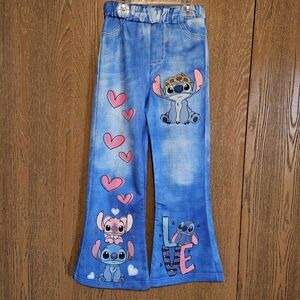 Blue Girls "Stitch" Pants